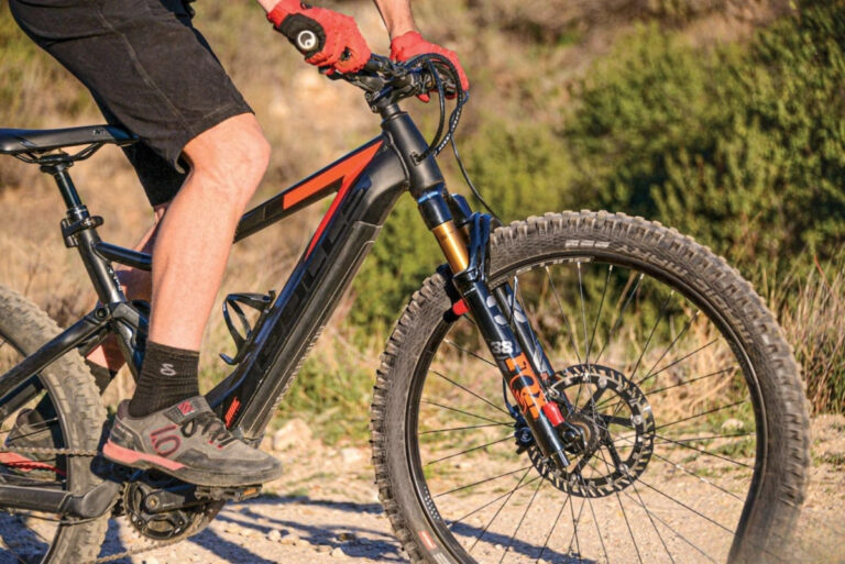 E-bike specific tires on an eMTB
