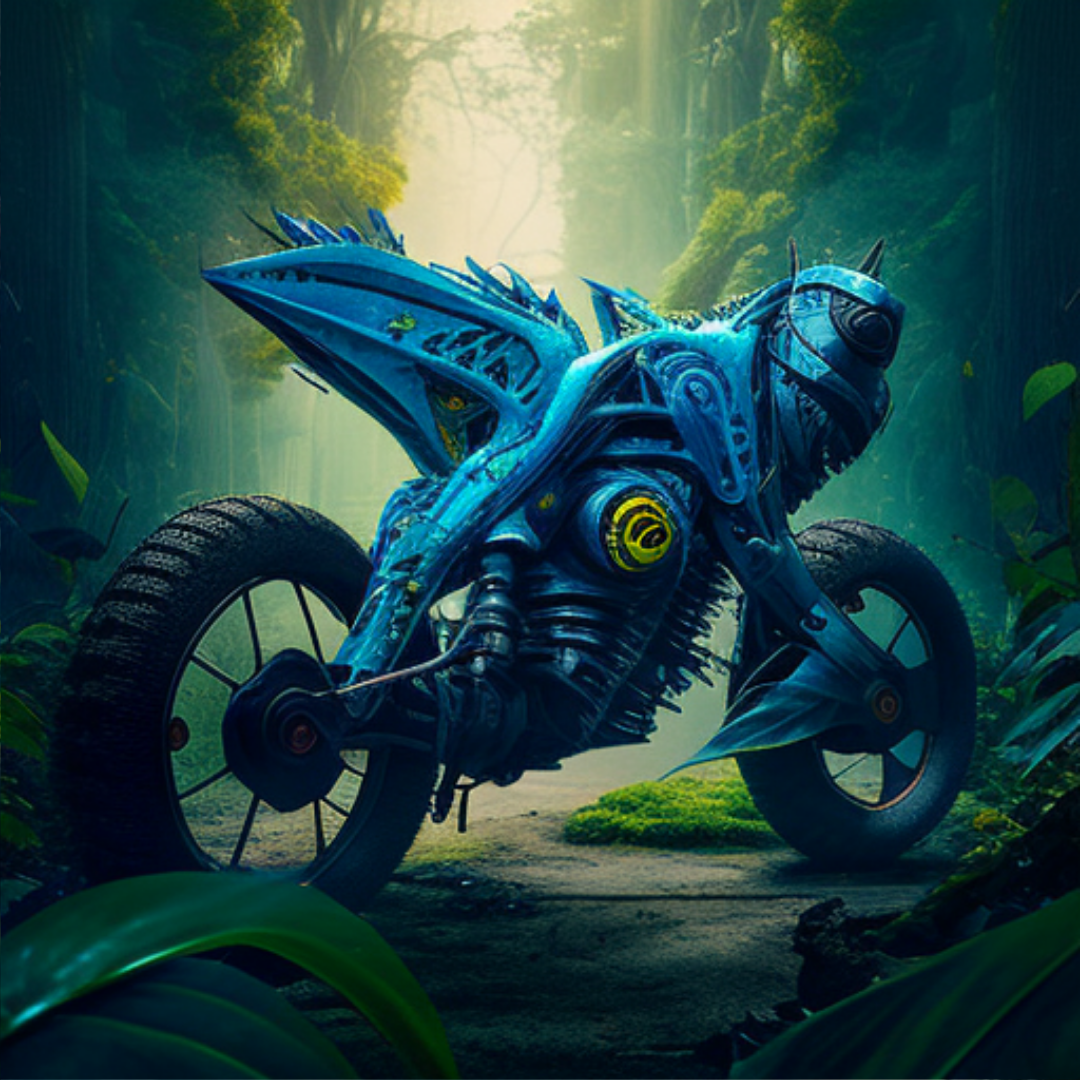 AI-generated Avatar e-bike