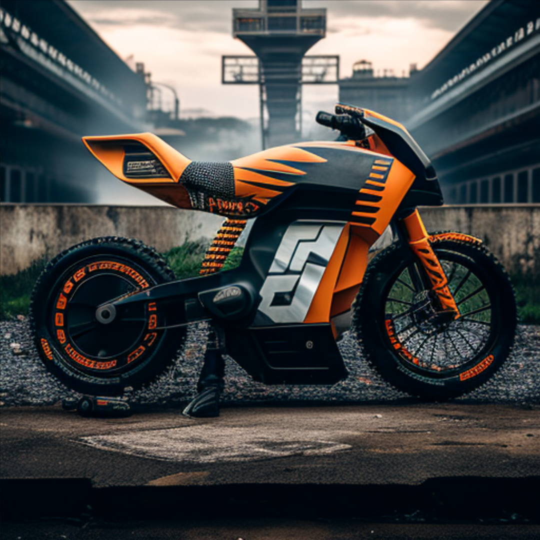 AI-generated Bengals e-bike