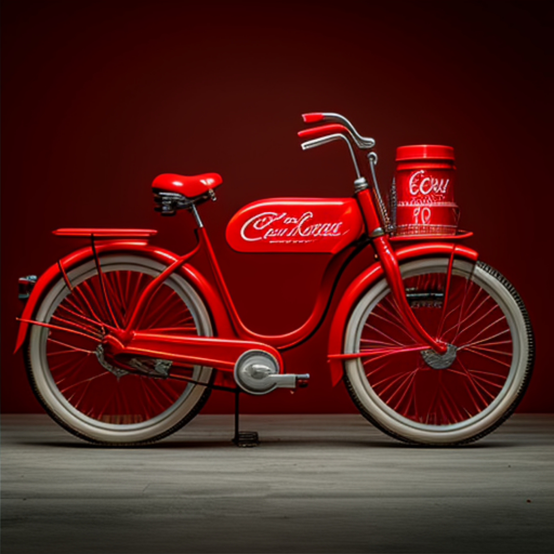 AI-generated Coke e-bike