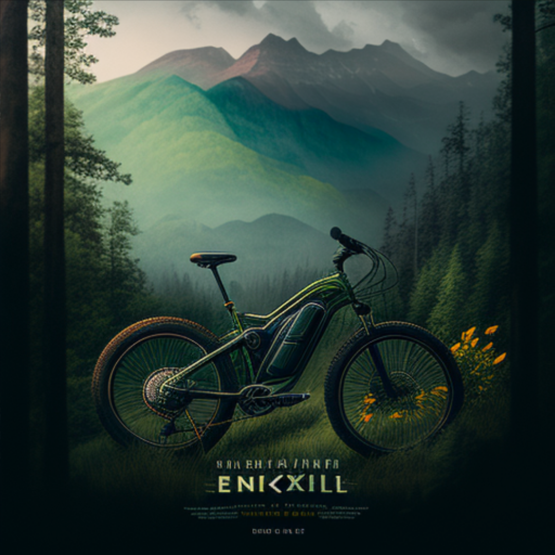 AI-generated Great Smoky Mountains e-bike