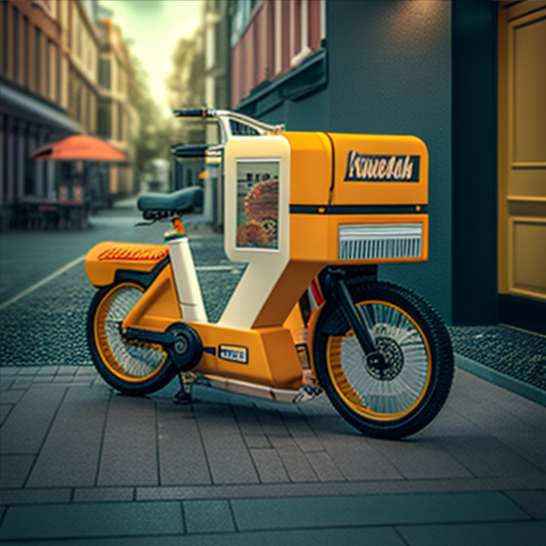 AI-generated Legoland e-bike