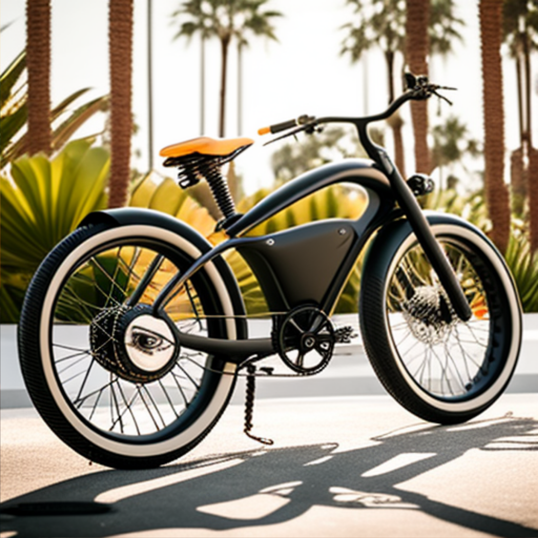 AI-generated Los Angeles e-bike