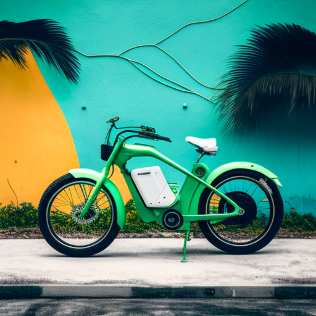 AI-generated Miami e-bike