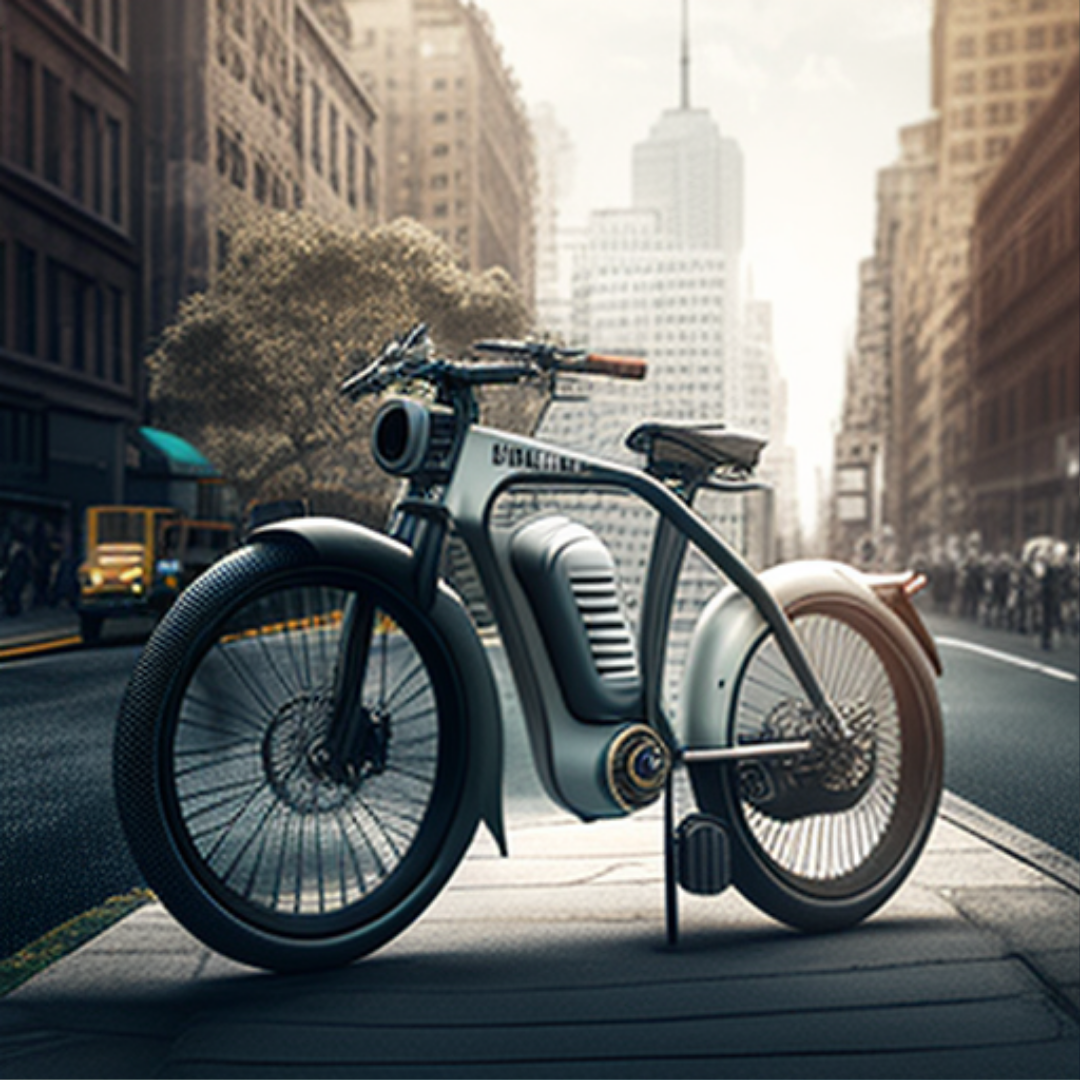 AI-generated New York City e-bike