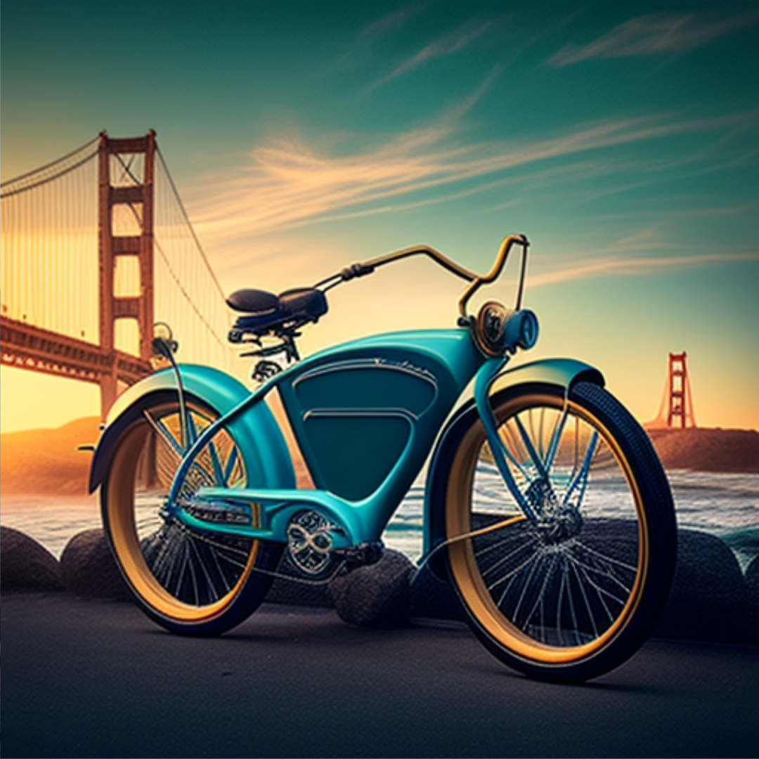 AI-generated San Francisco e-bike