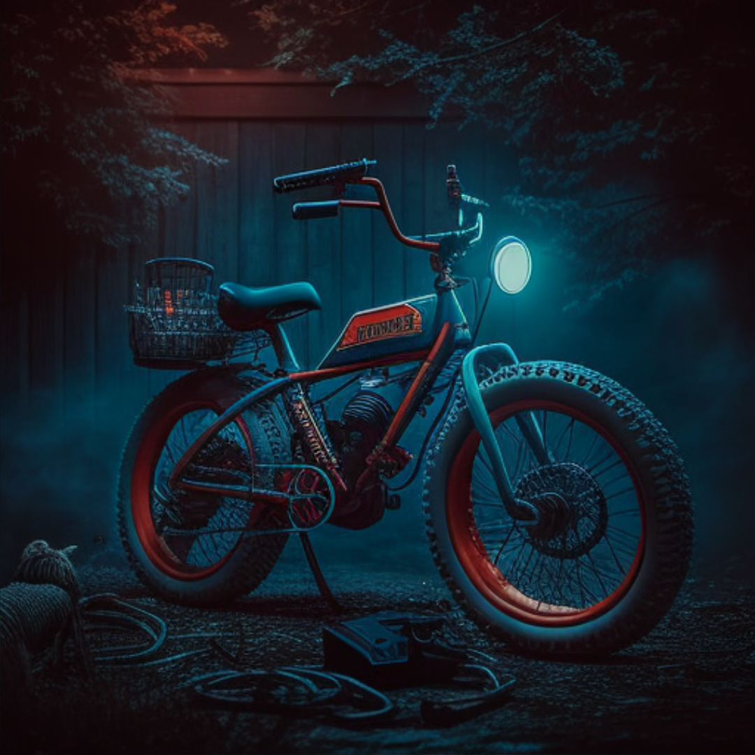 AI-generated Stranger Things e-bike