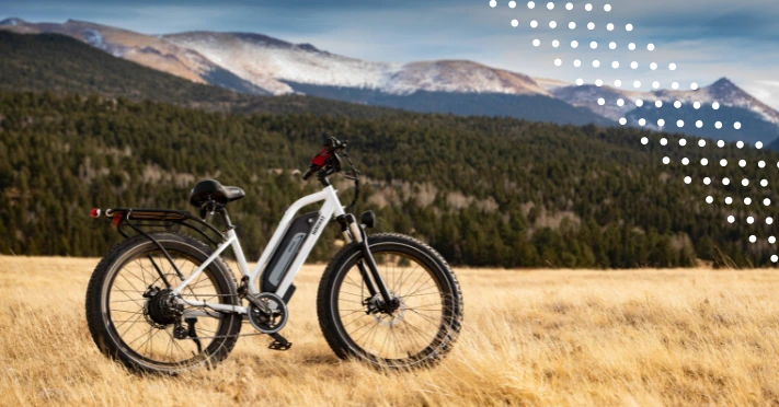 eBike by the mountains