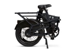 Black Flyer™ Folding Cargo E-Bike folded thumbnail