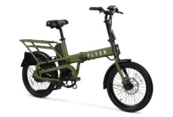 Green Flyer™ Folding Cargo E-Bike 3/4 shot thumbnail