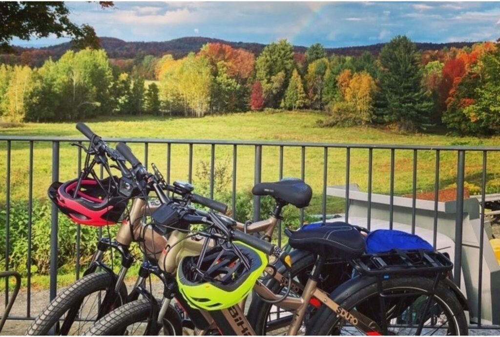 Vermont Bike & Brew e-bikes en route